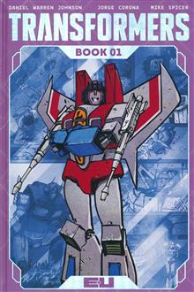 TRANSFORMERS DELUXE HC BOOK 01 DM EXCLUSIVE JOHNSON & SPICER DECEPTICON CVR
