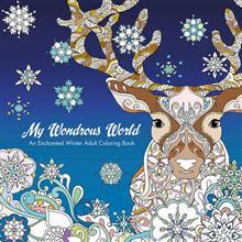 WONDROUS WORLD ENCHANTED WINTER ADULT COLORING BOOK TP