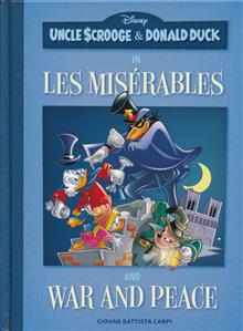 UNCLE SCROOGE & DONALD DUCK LES MISERABLES & WAR & PEACE HC