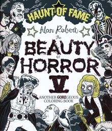 BEAUTY OF HORROR COLORING BOOK VOL 05 HAUNT OF FAME